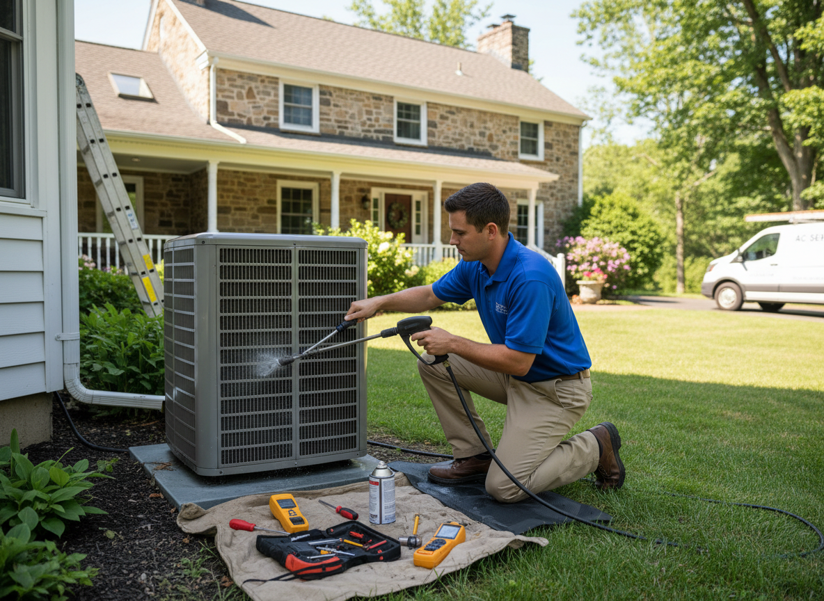 AC Maintenance Tune-Up in Plumsteadville, PA